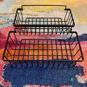 Matte Black Metal Shelves | Shower Caddy